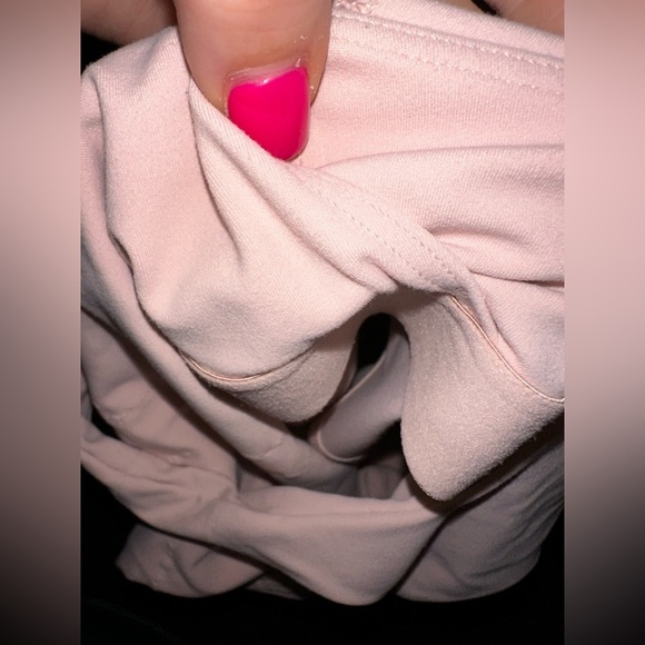 Athleta Pink high neck Crop top Sports Bra XS athletic gym athleisure - Picture 6 of 6